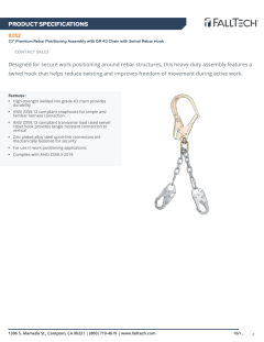 FP8252 Spec Sheet page 1